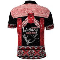 Toitu Te Tiriti O Waitangi Polo Shirt Maori Wharenui With Taniko Motifs