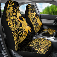 Polynesia Bone Cancer Awareness Car Seat Cover Fight Warriors