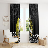 Polynesia World Lung Cancer Day Window Curtain Faith Hope Love