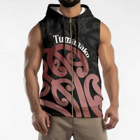 New Zealand Mangopare Tamanako Sleeveless Zip Hoodie Aotearoa Maori LT14 - Polynesian Pride