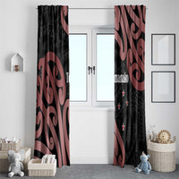 New Zealand Mangopare Tamanako Window Curtain Aotearoa Maori