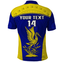 Custom Fiji School Polo Shirt Ratu Kadavulevu Heron With Fijian Tapa LT14 - Polynesian Pride
