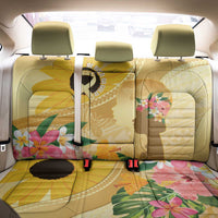 Polynesia Childhood Cancer Awareness Back Car Seat Cover Be Bold Go Gold Polynesian Art