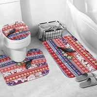 Kiribati Christmas Bathroom Set Frigatebird Santa Tekeraoi n te Kiritimati - Polynesian Pride