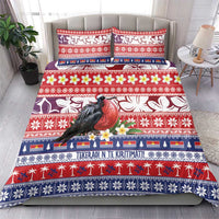 Kiribati Christmas Bedding Set Frigatebird Santa Tekeraoi n te Kiritimati - Polynesian Pride