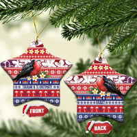 Kiribati Christmas Ceramic Ornament Frigatebird Santa Tekeraoi n te Kiritimati - Polynesian Pride