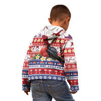 Kiribati Christmas Kid Hoodie Frigatebird Santa Tekeraoi n te Kiritimati - Polynesian Pride