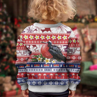Kiribati Christmas Kid Ugly Christmas Sweater Frigatebird Santa Tekeraoi n te Kiritimati - Polynesian Pride