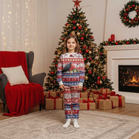Kiribati Christmas Pajama Set Frigatebird Santa Tekeraoi n te Kiritimati - Polynesian Pride