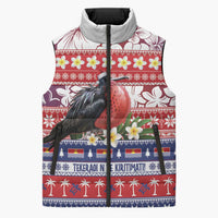 Kiribati Christmas Sleeveless Puffer Jacket Frigatebird Santa Tekeraoi n te Kiritimati - Polynesian Pride
