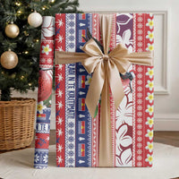 Kiribati Christmas Wrapping Paper Frigatebird Santa Tekeraoi n te Kiritimati - Polynesian Pride