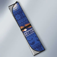 Marshall Islands Christmas Auto Sun Shade Beachy Santa Monono ilo raaneoan Nejin - Polynesian Pride