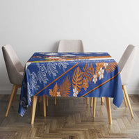 Marshall Islands Christmas Tablecloth Beachy Santa Monono ilo raaneoan Nejin - Polynesian Pride