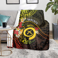 Vanuatu Christmas Blanket Vanuatuan Pig Tusk - Meri Krismas!