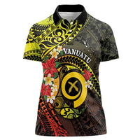 Vanuatu Christmas Women Polo Shirt Vanuatuan Pig Tusk - Meri Krismas!
