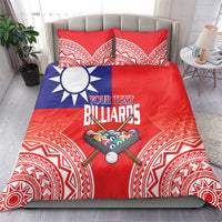 Personalised Taiwan Billiards Bedding Set Eight-ball Pool Polynesia Tattoo - Polynesian Pride