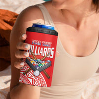 Personalised Taiwan Billiards 4 in 1 Can Cooler Tumbler Eight-ball Pool Polynesia Tattoo - Polynesian Pride