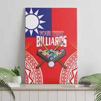 Personalised Taiwan Billiards Canvas Wall Art Eight-ball Pool Polynesia Tattoo - Polynesian Pride