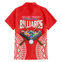 Personalised Taiwan Billiards Hawaiian Shirt Eight-ball Pool Polynesia Tattoo - Polynesian Pride