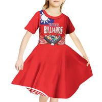 Personalised Taiwan Billiards Kid Short Sleeve Dress Eight-ball Pool Polynesia Tattoo - Polynesian Pride