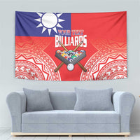 Personalised Taiwan Billiards Tapestry Eight-ball Pool Polynesia Tattoo - Polynesian Pride