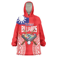 Personalised Taiwan Billiards Wearable Blanket Hoodie Eight-ball Pool Polynesia Tattoo - Polynesian Pride