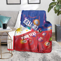 Personalised Philippines Billiards Blanket Cue With Balls Flag Style - Polynesian Pride