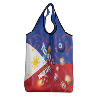 Personalised Philippines Billiards Grocery Bag Cue With Balls Flag Style - Polynesian Pride