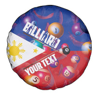 Personalised Philippines Billiards Spare Tire Cover Cue With Balls Flag Style - Polynesian Pride