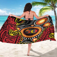 Celebrating 50 Years Papua New Guinea Sarong Aboriginal Mix Papuan Pattern - Polynesian Pride