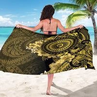 Vanuatu Sarong Hibisus Polynesian Pattern Gold - Polynesian Pride
