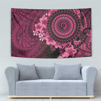 Vanuatu Tapestry Hibisus Polynesian Pattern Pink - Polynesian Pride
