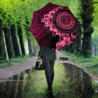 Vanuatu Umbrella Hibisus Polynesian Pattern Pink - Polynesian Pride