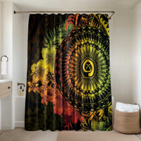 Vanuatu Bathroom Set Hibisus Polynesian Pattern Reggae - Polynesian Pride