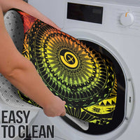 Vanuatu Bathroom Set Hibisus Polynesian Pattern Reggae - Polynesian Pride