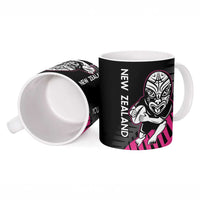 New Zealand Silver Fern Rugby Custom Ceramic Mug 2025 All Black Go Champions - Polynesian Pride
