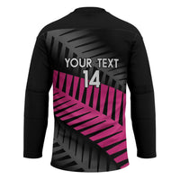 New Zealand Silver Fern Rugby Custom Hockey Jersey 2025 All Black Go Champions - Polynesian Pride