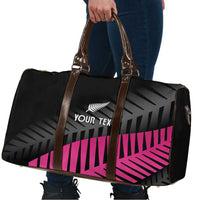 New Zealand Silver Fern Rugby Custom Travel Bag 2025 All Black Go Champions - Polynesian Pride