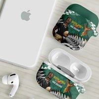 New Zealand South Africa Rugby AirPods Case Springboks Kente All Black Maori Together LT14 - Polynesian Pride