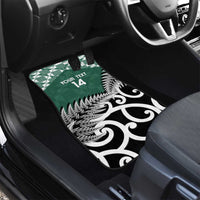 New Zealand South Africa Rugby Car Mats Springboks Kente All Black Maori Together - Polynesian Pride