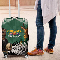 New Zealand South Africa Rugby Luggage Cover Springboks Kente All Black Maori Together - Polynesian Pride