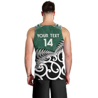 New Zealand South Africa Rugby Custom Men Tank Top Springboks Kente All Black Maori Together - Polynesian Pride