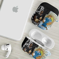New Zealand Argentina Rugby AirPods Case 2025 Los Pumas All Black Together - Polynesian Pride