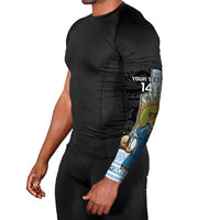New Zealand Argentina Rugby Arm Sleeves 2025 Los Pumas All Black Together - Polynesian Pride