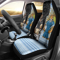 New Zealand Argentina Rugby Car Seat Cover 2025 Los Pumas All Black Together - Polynesian Pride
