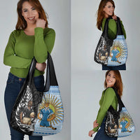 New Zealand Argentina Rugby Grocery Bag 2025 Los Pumas All Black Together - Polynesian Pride