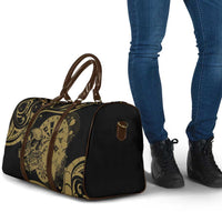 New Zealand Darts Travel Bag Skull In Dart We Trust Maori Pattern - Polynesian Pride