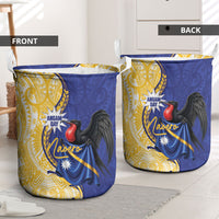 Nauru Angam Day Laundry Basket Naoero Frigatebird With Flag Proud