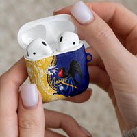 Nauru Angam Day AirPods Case Naoero Frigatebird With Flag Proud