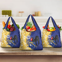 Nauru Angam Day Grocery Bag Naoero Frigatebird With Flag Proud